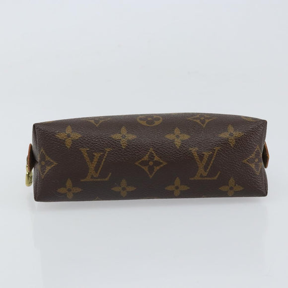 LOUIS VUITTON Monogram Pochette Cosmetic PM Pouch M43998 LV Auth BA9254