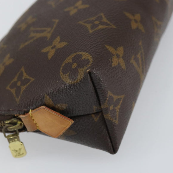 LOUIS VUITTON Monogram Pochette Cosmetic PM Pouch M43998 LV Auth BA9254