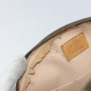 LOUIS VUITTON Monogram Trousse Demi Ronde Cosmetic Pouch M47520 LV Auth BA9256-13