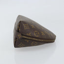 LOUIS VUITTON Monogram Trousse Demi Ronde Cosmetic Pouch M47520 LV Auth BA9256-4