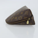LOUIS VUITTON Monogram Trousse Demi Ronde Cosmetic Pouch M47520 LV Auth BA9256-5