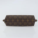 LOUIS VUITTON Monogram Trousse Demi Ronde Cosmetic Pouch M47520 LV Auth BA9256-7