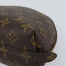LOUIS VUITTON Monogram Trousse Demi Ronde Cosmetic Pouch M47520 LV Auth BA9256-8