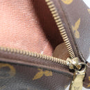 LOUIS VUITTON Monogram Trousse Demi Ronde Cosmetic Pouch M47520 LV Auth BA9257-18