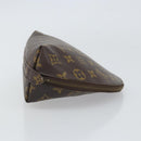 LOUIS VUITTON Monogram Trousse Demi Ronde Cosmetic Pouch M47520 LV Auth BA9257-4