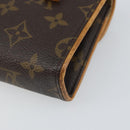 LOUIS VUITTON Monogram Pochette Florentine Waist bag M51855 LV Auth BA9268-15