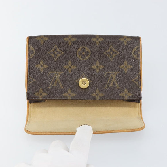 LOUIS VUITTON Monogram Pochette Florentine Waist bag M51855 LV Auth BA9268