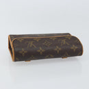 LOUIS VUITTON Monogram Pochette Florentine Waist bag M51855 LV Auth BA9268-5