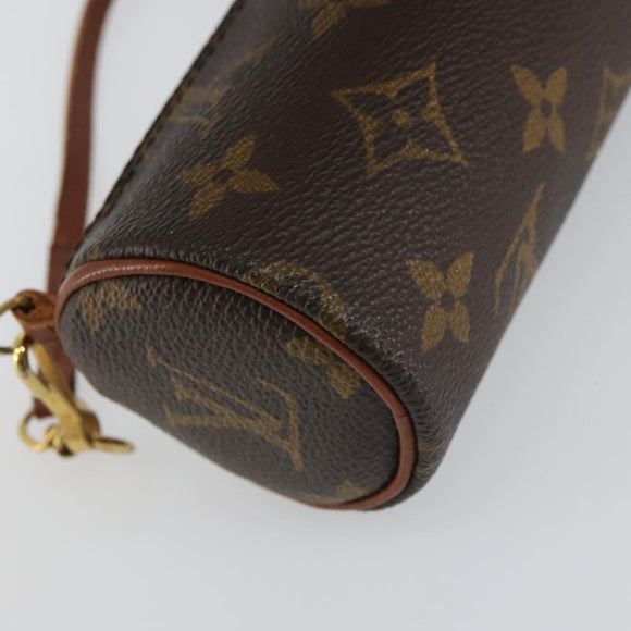 LOUIS VUITTON Monogram Papillon Pouch LV Auth BA9269
