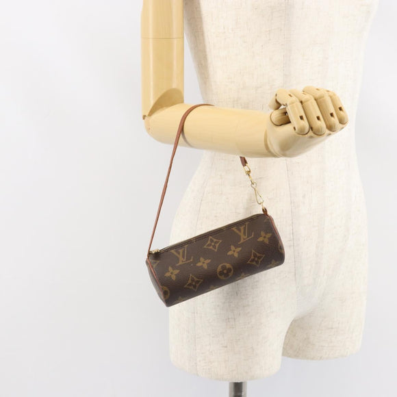 LOUIS VUITTON Monogram Papillon Pouch LV Auth BA9269