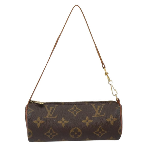 LOUIS VUITTON Monogram Papillon Pouch LV Auth BA9269