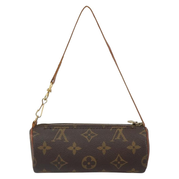 LOUIS VUITTON Monogram Papillon Pouch LV Auth BA9269