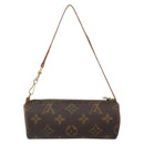 LOUIS VUITTON Monogram Papillon Pouch LV Auth BA9269-2