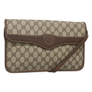 GUCCI GG Supreme Shoulder Bag PVC Beige 004 904 0671 Auth BA927-1