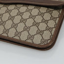 GUCCI GG Supreme Shoulder Bag PVC Beige 004 904 0671 Auth BA927-9