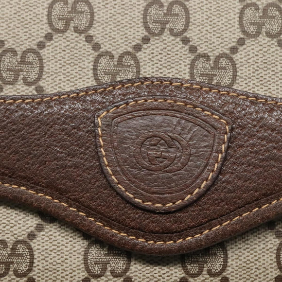 GUCCI GG Supreme Shoulder Bag PVC Beige 004 904 0671 Auth BA927