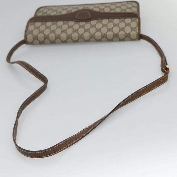 GUCCI GG Supreme Shoulder Bag PVC Beige 004 904 0671 Auth BA927
