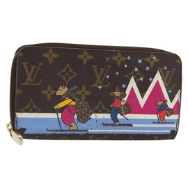 LOUIS VUITTON Monogram Holiday collection Zippy Wallet M63379 LV Auth BA9270