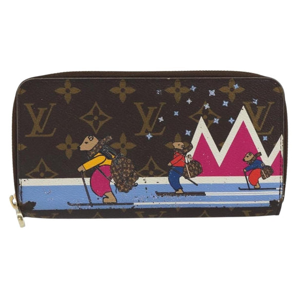 LOUIS VUITTON Monogram Holiday collection Zippy Wallet M63379 LV Auth BA9270