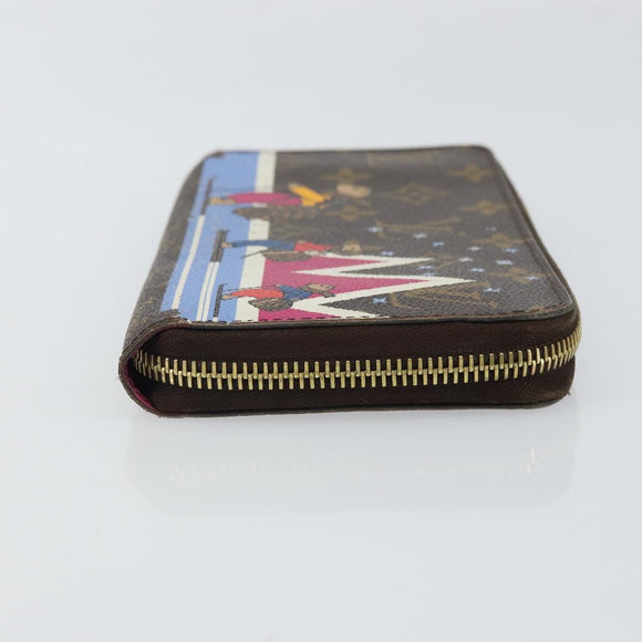 LOUIS VUITTON Monogram Holiday collection Zippy Wallet M63379 LV Auth BA9270