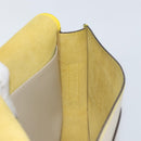 LOEWE Ines Shoulder Bag Leather Ivory Gold Auth BA9271V-18