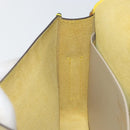 LOEWE Ines Shoulder Bag Leather Ivory Gold Auth BA9271V-19