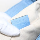 GUCCI Bamboo Backpack Leather Light Blue Silver 370833 Auth BA9273V-24