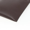 VALENTINO Shoulder Bag Leather Brown Gold Auth BA9280V-15