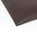 VALENTINO Shoulder Bag Leather Brown Gold Auth BA9280V-16