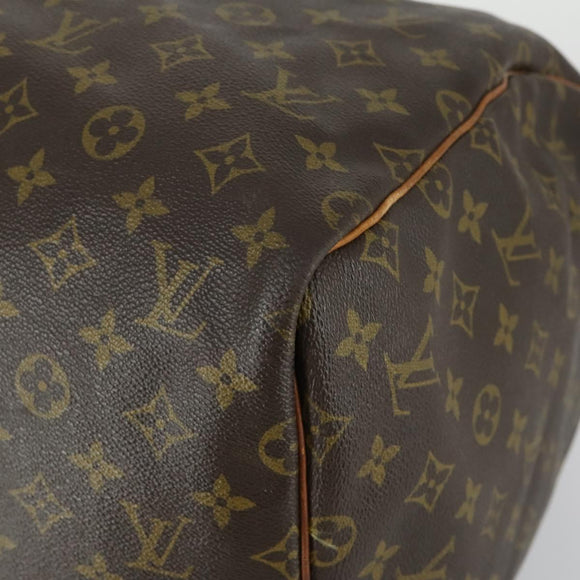 LOUIS VUITTON Monogram Keepall 55 Boston Tasche M41424 LV Auth BA9282