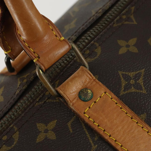 LOUIS VUITTON Monogram Keepall 55 Boston Tasche M41424 LV Auth BA9282