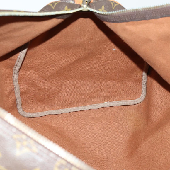LOUIS VUITTON Monogram Keepall 55 Boston Tasche M41424 LV Auth BA9282