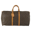 LOUIS VUITTON Monogram Keepall 55 Boston Tasche M41424 LV Auth BA9282-13