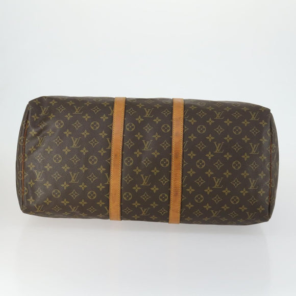 LOUIS VUITTON Monogram Keepall 55 Boston Tasche M41424 LV Auth BA9282