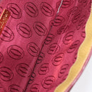 CARTIER Must Line Clutch Bag Leather Yellow Gold Auth BA9283-15