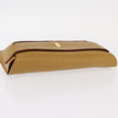 CARTIER Must Line Clutch Bag Leather Yellow Gold Auth BA9283-6