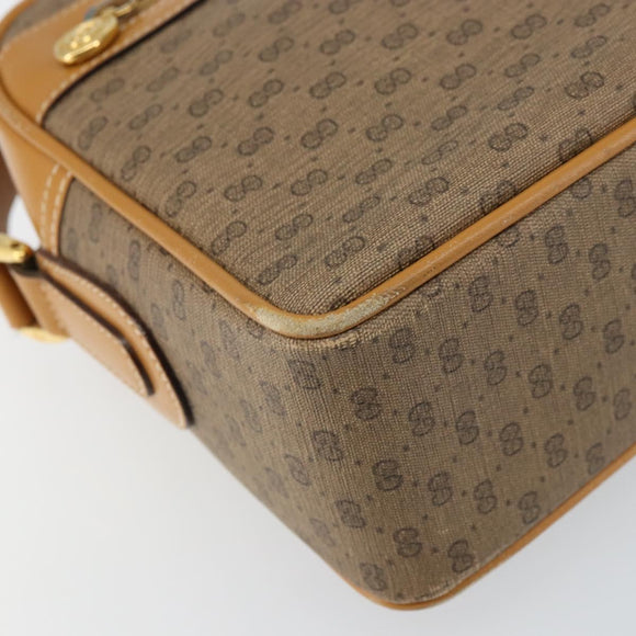 GUCCI GG Supreme Shoulder Bag PVC Beige Gold 001 56 0942 Auth BA9284