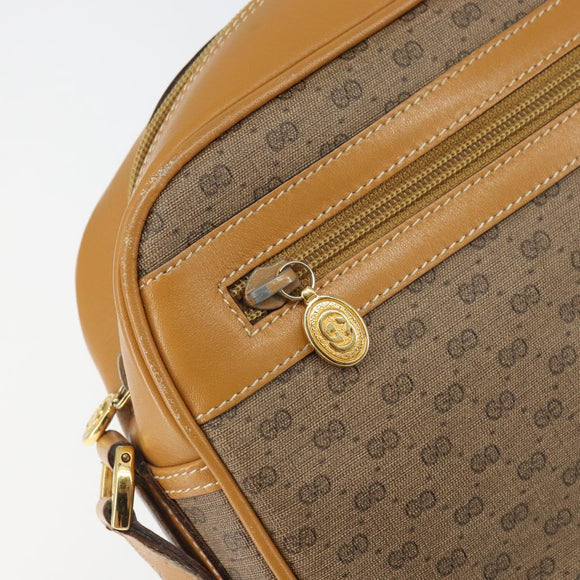 GUCCI GG Supreme Shoulder Bag PVC Beige Gold 001 56 0942 Auth BA9284