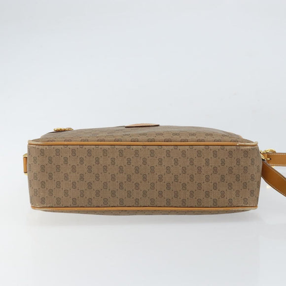 GUCCI GG Supreme Shoulder Bag PVC Beige Gold 001 56 0942 Auth BA9284