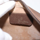 GUCCI GG Supreme Web Sherry Line Bag PVC Beige Gold 156 02 066 Auth BA9285-18