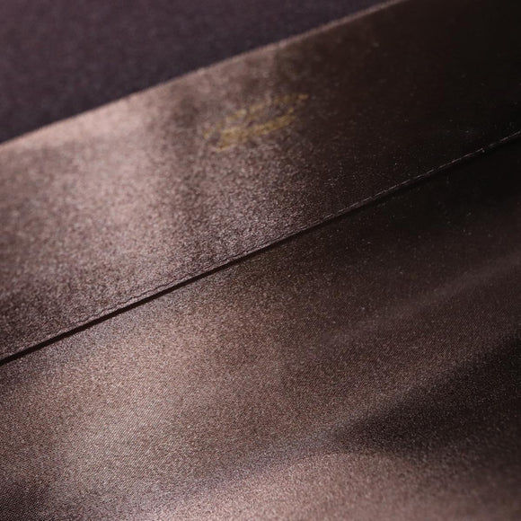 GUCCI Chain Shoulder Bag Nylon Bordeaux Gold Auth BA9288