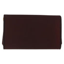 GUCCI Chain Shoulder Bag Nylon Bordeaux Gold Auth BA9288-2