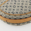 LOUIS VUITTON Monogram Mini Jeanne GM Umhängetasche Blau M92000 LV Auth BA9290-14