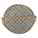 LOUIS VUITTON Monogram Mini Jeanne GM Umhängetasche Blau M92000 LV Auth BA9290-13