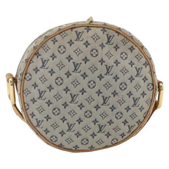 LOUIS VUITTON Monogram Mini Jeanne GM Umhängetasche Blau M92000 LV Auth BA9290