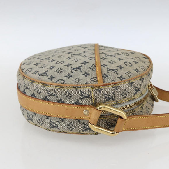 LOUIS VUITTON Monogram Mini Jeanne GM Umhängetasche Blau M92000 LV Auth BA9290