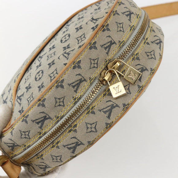 LOUIS VUITTON Monogram Mini Jeanne GM Umhängetasche Blau M92000 LV Auth BA9290
