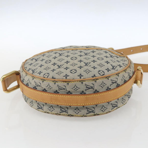 LOUIS VUITTON Monogram Mini Jeanne GM Umhängetasche Blau M92000 LV Auth BA9290