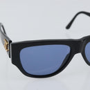 CHANEL COCO Mark Sunglasses plastic Black CC Auth BA9291-6