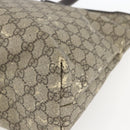 GUCCI GG Supreme Tote Bag PVC Beige 211137 Auth BA9292-9